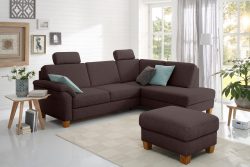 Home affaire Ecksofa »Borkum«, mit Federkern, wahlweise mit Bettfunktion