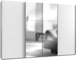 Fresh To Go Schwebetürenschrank »Level«, mit Synchronöffnung