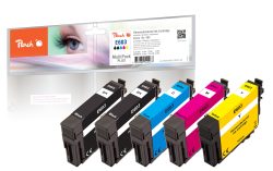 Peach Spar Pack Tintenpatronen kompatibel zu Epson No. 603, T03U6