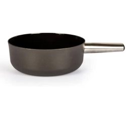 Stöckli Emotion Käsefonduecaquelon mit Inoxgriff 23cm Schwarz