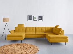 INOSIGN Wohnlandschaft »Birkholm«, incl. Armlehnverstellung, auch in Easy Clean Bezug - mit Wasser zu reinigen