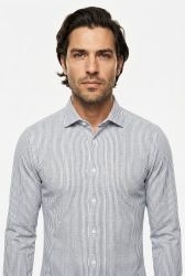 OLYMP Langarmhemd »24/7 - Level 5« Flex Jersey, body fit, Anti Smell, Kentkragen