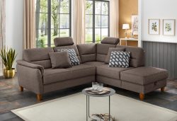 Home affaire Ecksofa »Palmera«, Federkern, wahlweise mit Bettfunktion und mit/ohne Stauraum