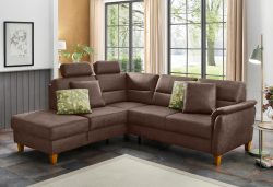 Home affaire Ecksofa »Palmera«, Federkern, wahlweise mit Bettfunktion und mit/ohne Stauraum