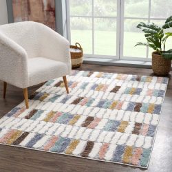 Carpet City Hochflor-Teppich »Focus«, rechteckig, 20 mm Höhe, 3D-Optik,Bunt, Modern, Wohnzimmer