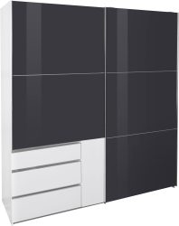 Fresh To Go Schwebetürenschrank »Level«, mit Glastüren