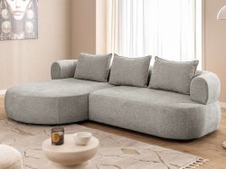 Home affaire Ecksofa »LUSSAC L-Form Design-Sofa mit Zierkissen, Masse B/T/H: 257/159/78 cm« hoher Sitzkomfort und modernes Design, Sofa ohne Bettfunktion