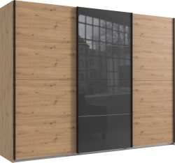 Wimex Schwebetürenschrank »Norderstedt«, INKLUSIVE 2 Stoffboxen und 2 zusätzliche Einlegeböden