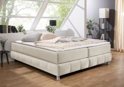 andas Boxspringbett »Salo«, Ohne Kopfteil, inkl. Topper, auch in Überlänge 220 cm