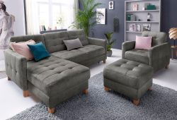 exxpo - sofa fashion Ecksofa, wahlweise mit Bettfunktion