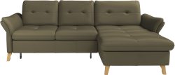 sit&more Ecksofa »Göteborg«, Sitztiefenverstellung und Federkern, wahlweise mit Bettfunktion