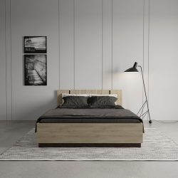Bett SWEET 140x200cm matt kronberg-eiche