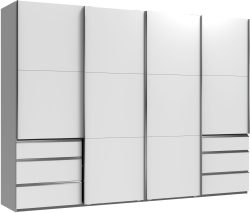 Fresh To Go Schwebetürenschrank »Level«, mit Synchronöffnung