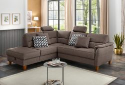 Home affaire Ecksofa »Palmera«, Federkern, wahlweise mit Bettfunktion und mit/ohne Stauraum