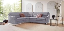 Places of Style Ecksofa »Cardoso«, mit Trapezecke für mehr Sitzkomfort, wahlweise auch mit Bettfunktion und Schublade und Relaxfunktion