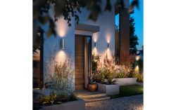 Philips Lighting Hue LED-Außenwandleuchte 1746347P7 Appear fest eingebaut 8 W