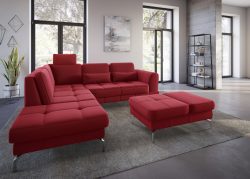 sit&more Ecksofa »Bendigo V«, inklusive Sitztiefenverstellung, Bodenfreiheit 15 cm, wahlweise in 2 unterschiedlichen Fussfarben