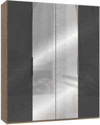 Fresh To Go Kleiderschrank »Level«, mit Glas- und Spiegeltüren