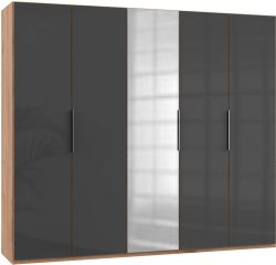 Fresh To Go Kleiderschrank »Level«, mit Glas- und Spiegeltüren