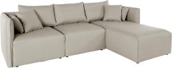 elbgestoeber Ecksofa »Elbdock«, (3 St.), zusammengesetzt aus Modulen, in vielen Bezugsqualitäten und Farben