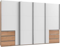 Fresh To Go Schwebetürenschrank »Level«, mit Synchronöffnung