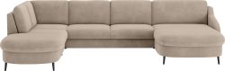 sit&more Wohnlandschaft »Soul U-Form«, wahlweise mit Bettfunktion und Bettkasten oder Schubkasten