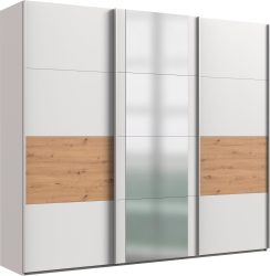 Wimex Schwebetürenschrank »Barmbek«, mit 2 Stoffboxen und zusätzlichen Einlegeböden