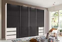 Fresh To Go Schwebetürenschrank »Level«, mit Glastüren und Synchronöffnung