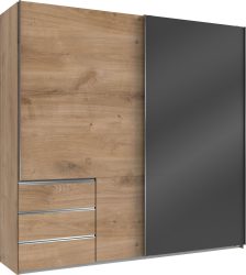 Fresh To Go Schwebetürenschrank »Level«, mit Glastür