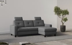 Places of Style Ecksofa »Varese«, wahlweise mit Bettfunktion und Bettkasten