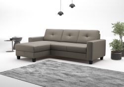 PLACES OF STYLE Ecksofa »Varese« wahlweise mit Bettfunktion und Bettkasten