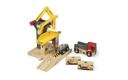 Brio Frachtverladestation 6-teilig in bunt