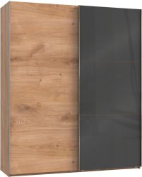 Fresh To Go Schwebetürenschrank »Level«, mit Glastür