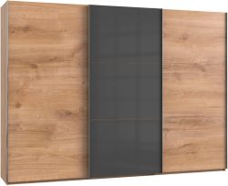 Fresh To Go Schwebetürenschrank »Level«, mit Glastür