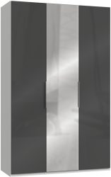 Fresh To Go Kleiderschrank »Level«, mit Glas- und Spiegeltüren