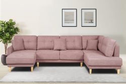 Home affaire Wohnlandschaft »Triplo«, mit Steppung, auch mit Bettfunktion und Bettkasten, incl. 3 Zierkissen