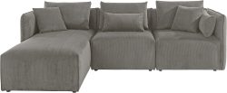 elbgestoeber Ecksofa »Elbdock«, (3 St.), zusammengesetzt aus Modulen, in vielen Bezugsqualitäten und Farben