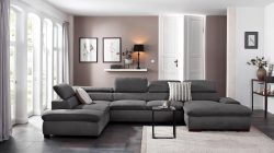Home affaire Wohnlandschaft »Alberto«, XL, inklusive Kopfteilverstellung