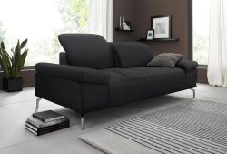 Places of Style 3-Sitzer »Caluna«, mit Sitztiefen- und Kopfteilverstellung