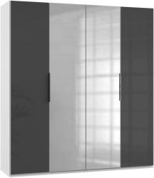 Fresh To Go Kleiderschrank »Level«, mit Glas- und Spiegeltüren
