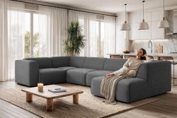 COUCH? Wohnlandschaft »Fettes Polster«, Modulsofa Set, Module einzeln für individuelle Zusammenstellung s. 