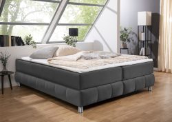 andas Boxspringbett »Salo«, Ohne Kopfteil, inkl. Topper, auch in Überlänge 220 cm