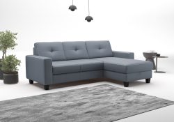 PLACES OF STYLE Ecksofa »Varese« wahlweise mit Bettfunktion und Bettkasten