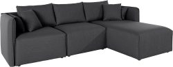 elbgestoeber Ecksofa »Elbdock«, (3 St.), zusammengesetzt aus Modulen, in vielen Bezugsqualitäten und Farben