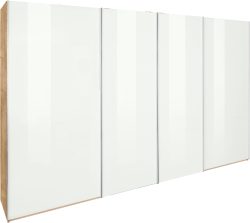 Fresh To Go Schwebetürenschrank »Level«, mit Glastüren und Synchronöffnung