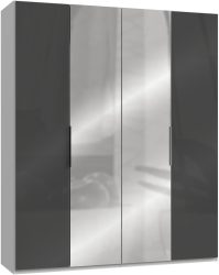 Fresh To Go Kleiderschrank »Level«, mit Glas- und Spiegeltüren