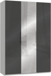 Fresh To Go Kleiderschrank »Level«, mit Glas- und Spiegeltüren