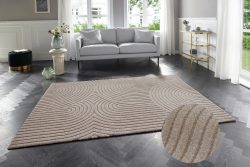 ELLE DECORATION Designteppich »Panglao«, rechteckig, 14 mm Höhe, Supersofter Kurzflor, Hoch-Tief Struktur Optik, Modernes Design, Wohnzimmer, Schlafzimmer, Robust, Pflegeleicht