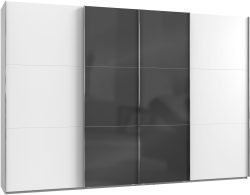 Fresh To Go Schwebetürenschrank »Level«, mit Glastüren und Synchronöffnung