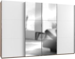 Fresh To Go Schwebetürenschrank »Level«, mit Synchronöffnung
